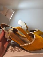 🌻 Refresh Keilabsatz-Sandalen – Senfgelb / Espadrilles 👡