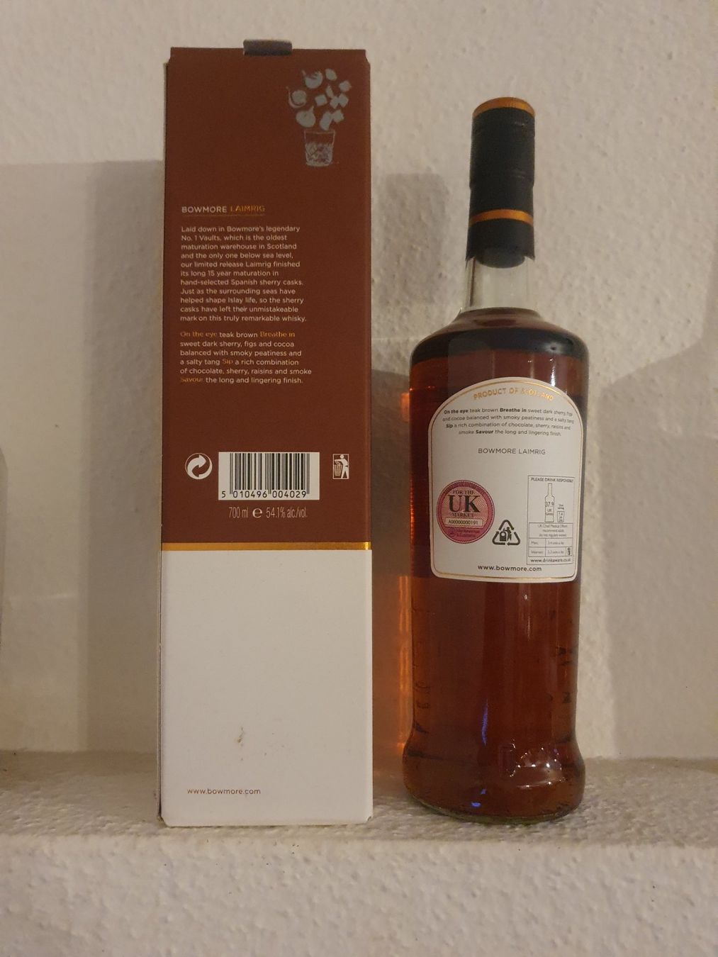 Bowmore Bevande alcoliche: Bowmore Laimrig Batch Nr.4 – Nuovo e nell'imballaggio originale da Langnau am Albis venduto da jer_pm72 2