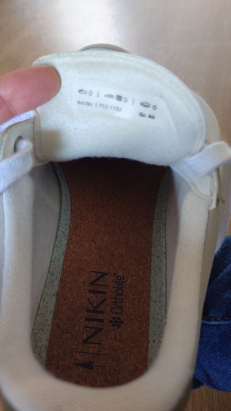 Nikin Scarpe da donna: Nikin Sneaker, Gr. 40, beige/grün – Usato da Neuenkirch venduto da PreppieSunshine 4
