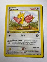 🔬✅ Pokémon Spearow 62/64 1st Jungle EN PL
