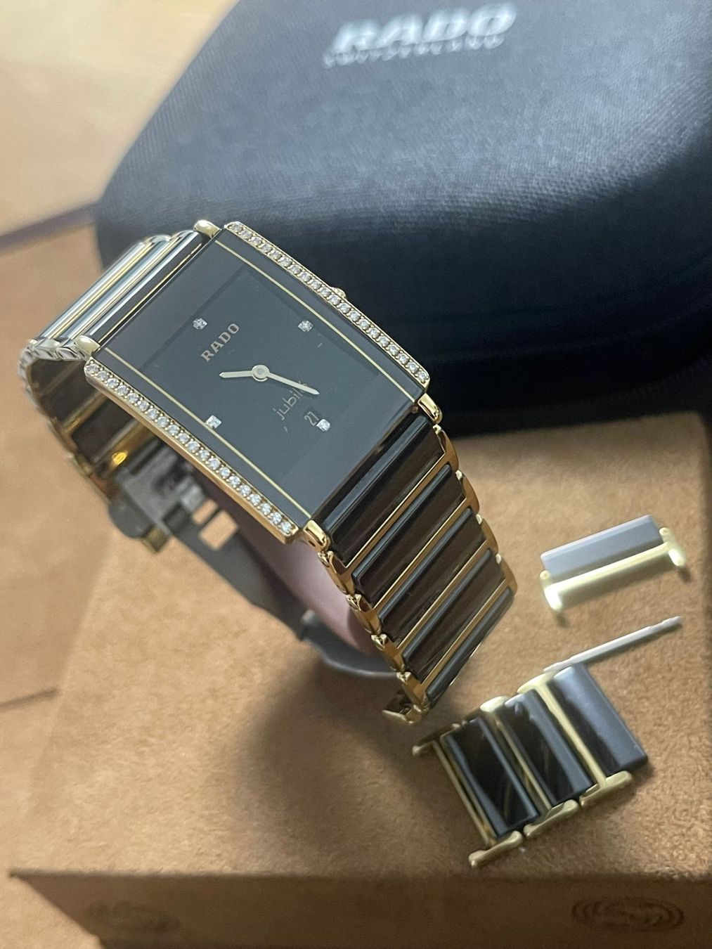 Rado Uhren: Rado Jubilé XL mit Diamanten – Gebraucht aus Waldkirch von  5