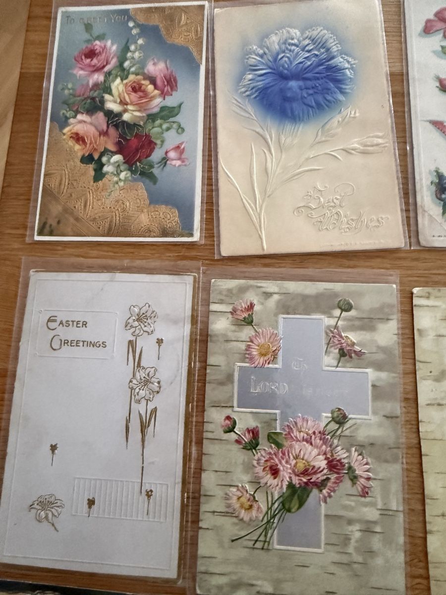 Cartoline postali: Konvolut Ansichtskarten Blumen und Ostern Glückwunschkarten – Usato da Goldach venduto da Messerguru 1