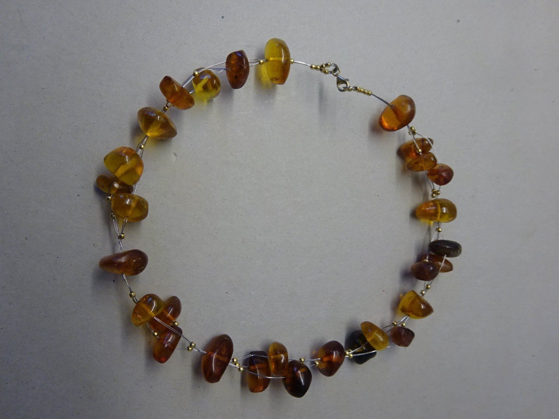 Catenine: Kette Bernstein 750 Gold / ABMRA GRECO – Usato da Esslingen venduto da eintagammeer 2