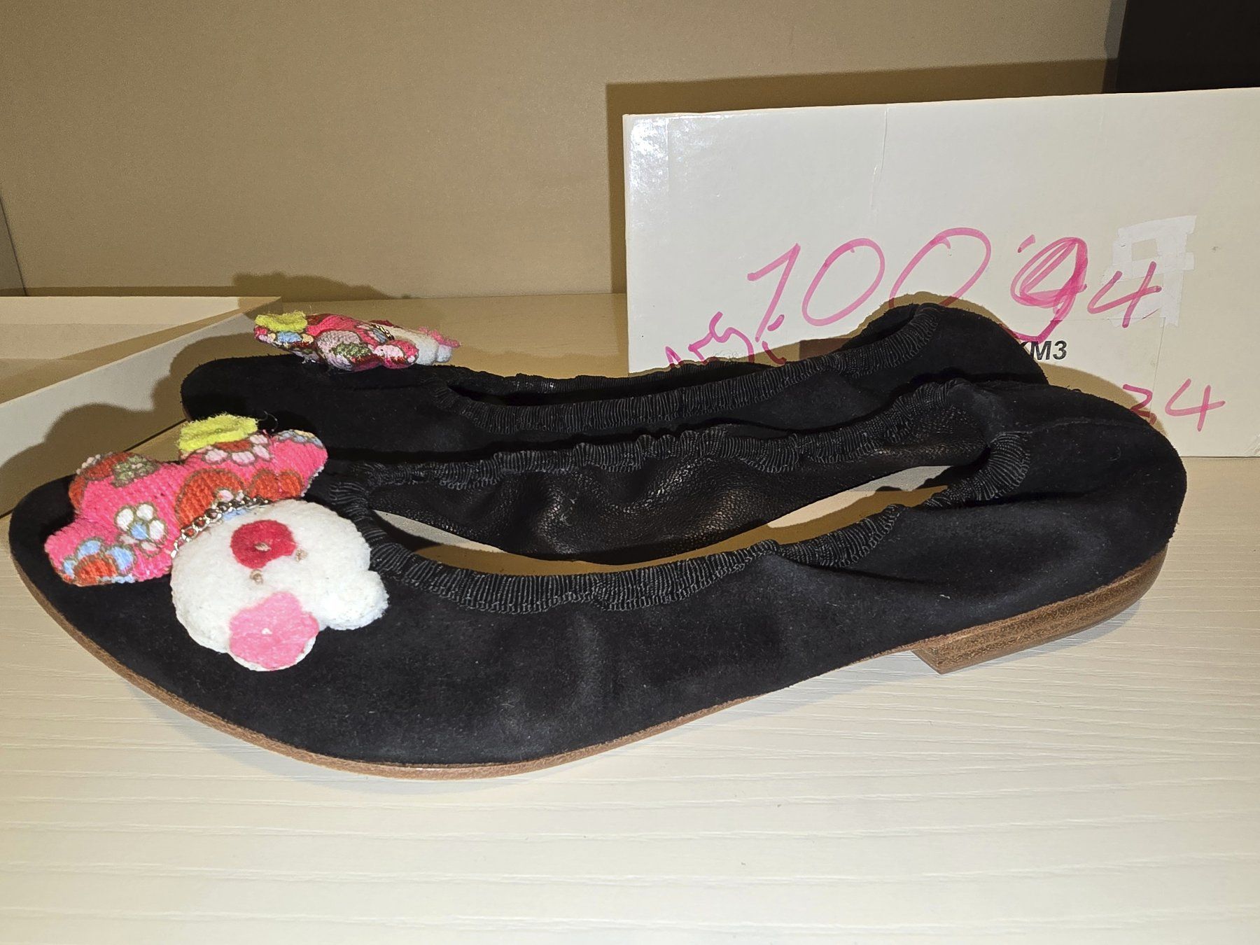 Scarpe per ragazze: Ballerinas Camoscio - EU 34 – Nuovo e nell'imballaggio originale da Chiasso venduto da Arina888 1