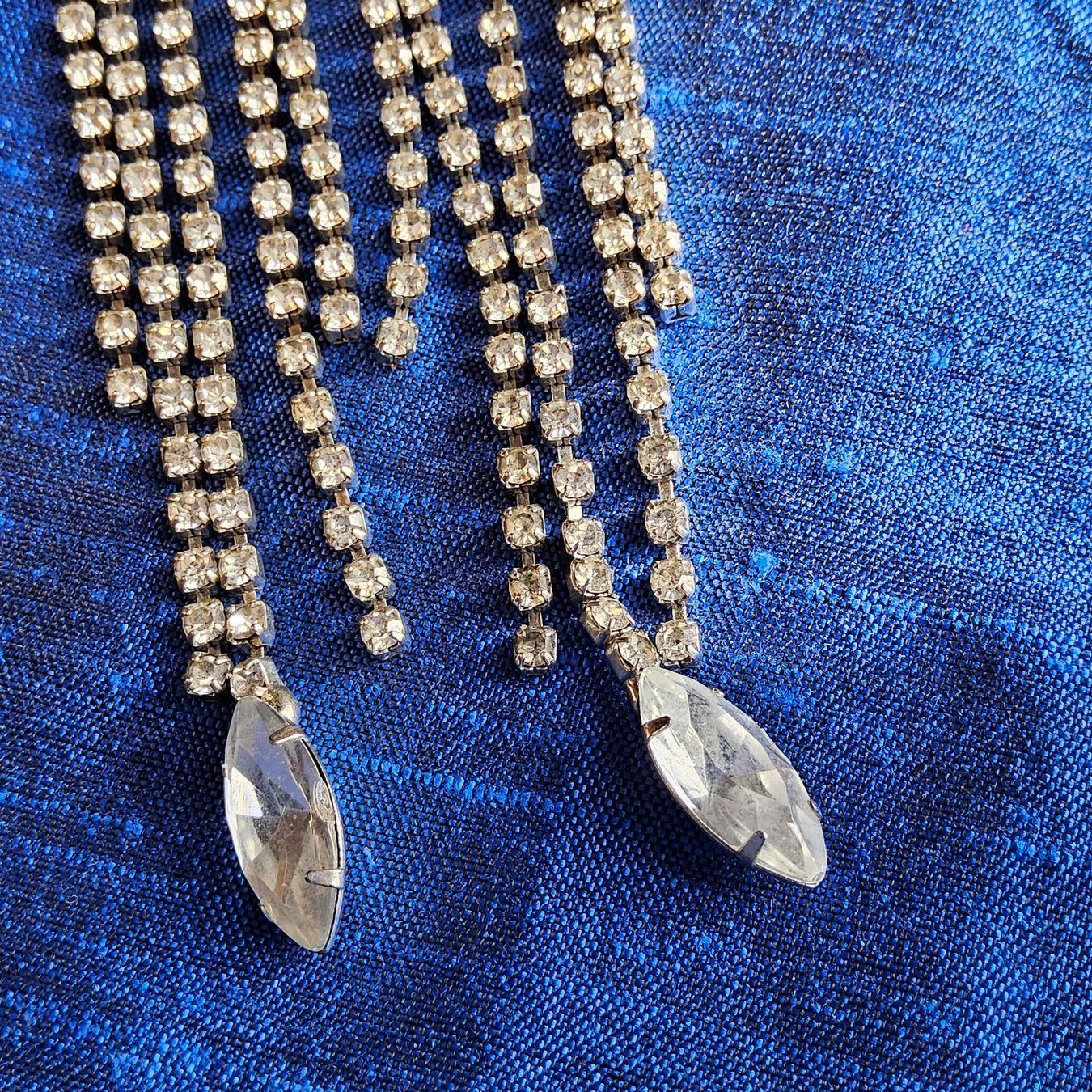 Orecchini pendenti & Orecchini a lobo: Vintage elegante Strass Ohrhänger – Usato da Zürich venduto da helsan 4