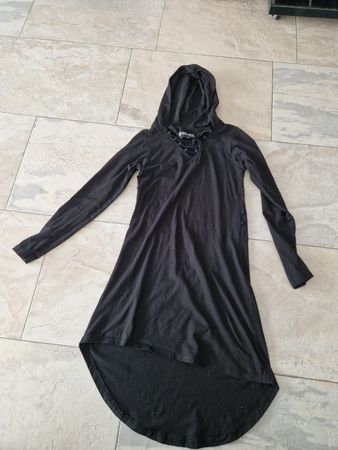 Schwarzes Gothicana Kapuzenkleid, Grösse M, Top Zustand!