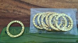 10 Stk. grosse offene Ringe, Kettenzwischenteil, Biegering