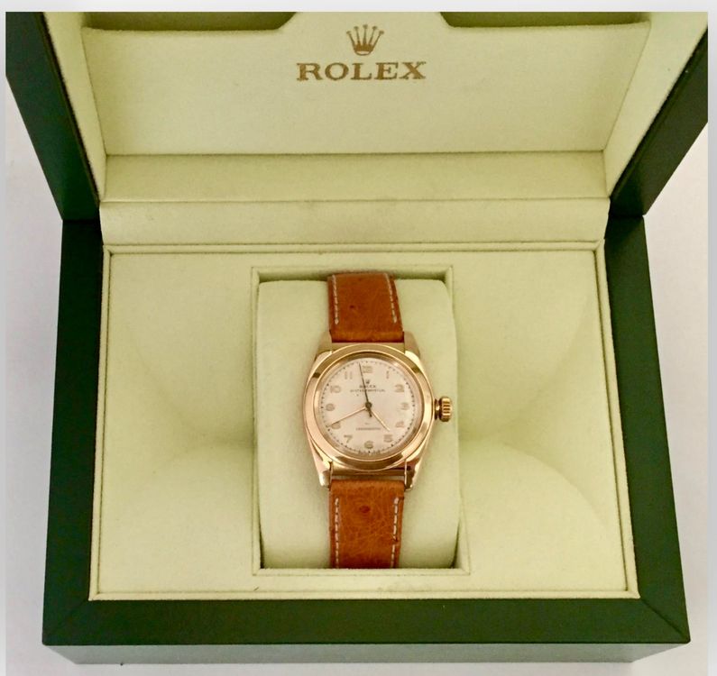 Rolex Orologi: ROLEX Bubbleback Oyster Perpetual Chronometre: 1950's – Usato da Hünibach venduto da Prayingmantis 9