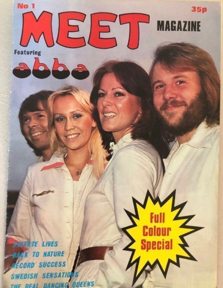 Foto & Immagini: ABBA XL Poster / Foldout – Usato da Wettingen venduto da ABBA-Retro