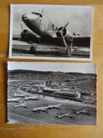 cartes postales d'avions anciens Swissair