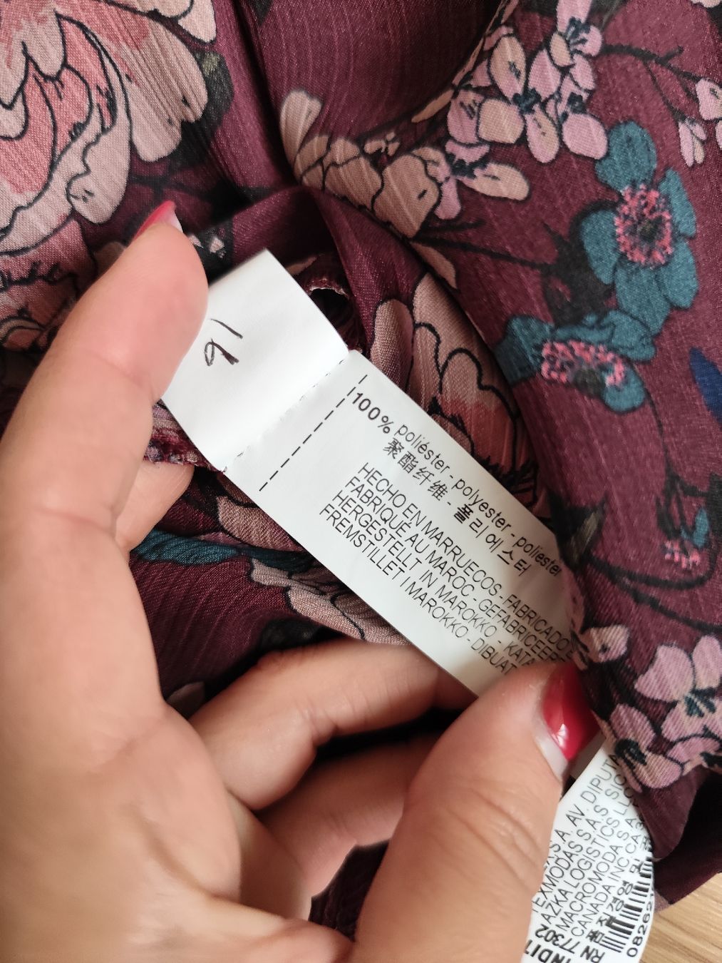 Zara Camicette: ZARA BASIC floral print blouse size L excellent condition – Usato da Mägenwil venduto da VintageGirly 6