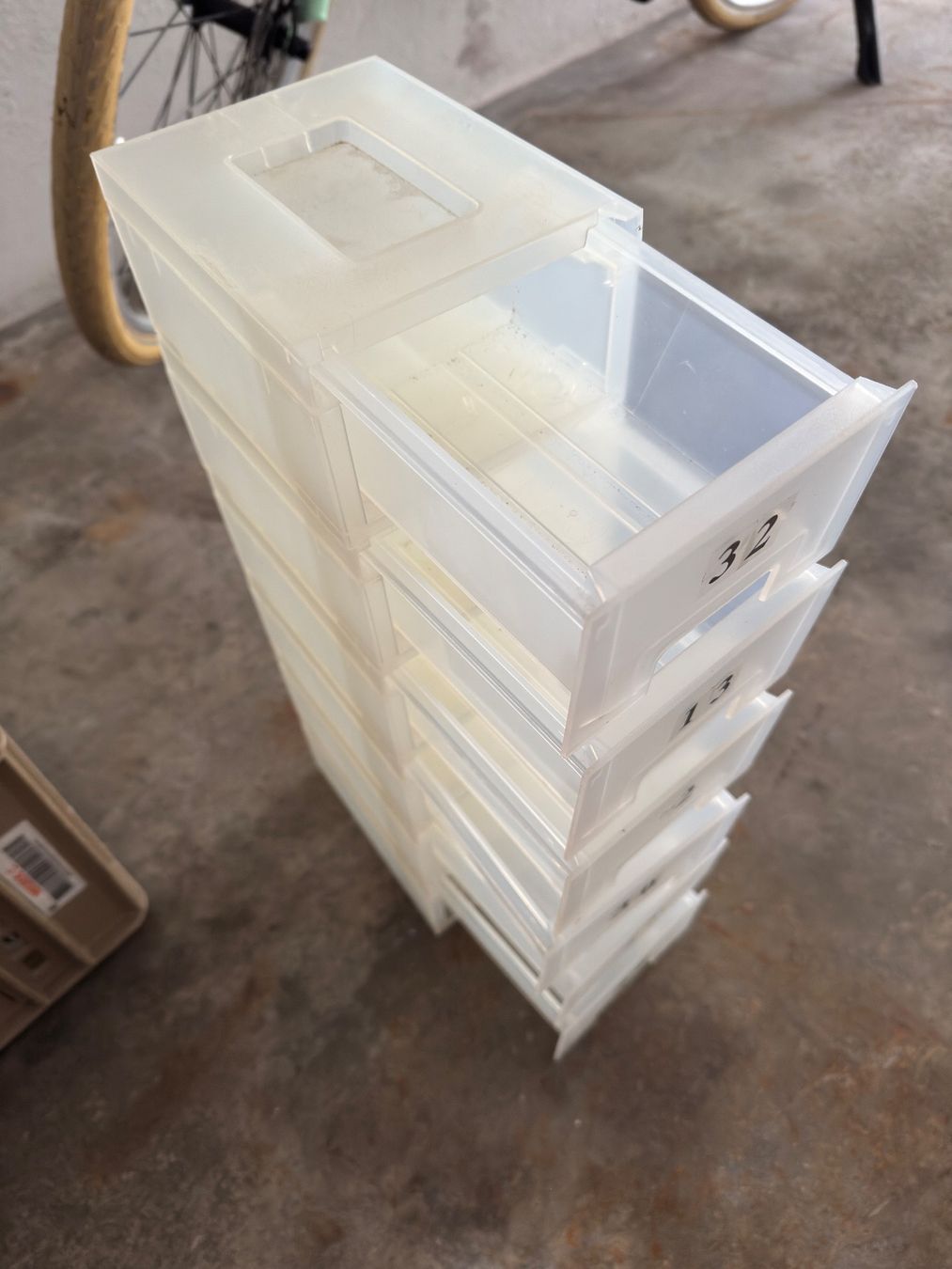 Contenitori & Simili: 35x  Transparente Schubladenbox materialkiste Organizer – Usato da Abtwil SG venduto da SHost 2