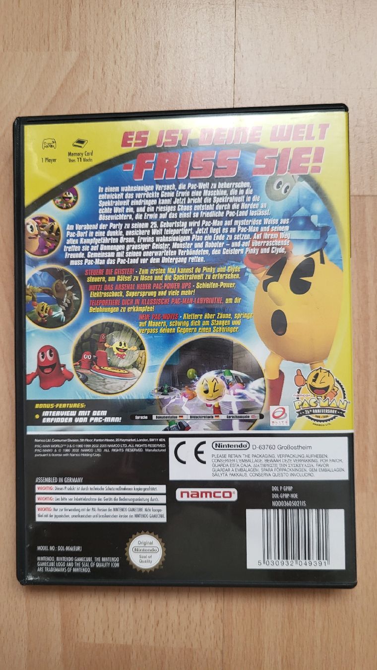 Nintendo Giochi: Pac Man World 3 / Nintendo Gamecube Spiel.Kompl ! – Usato da Biel/Bienne venduto da Retrohr 2