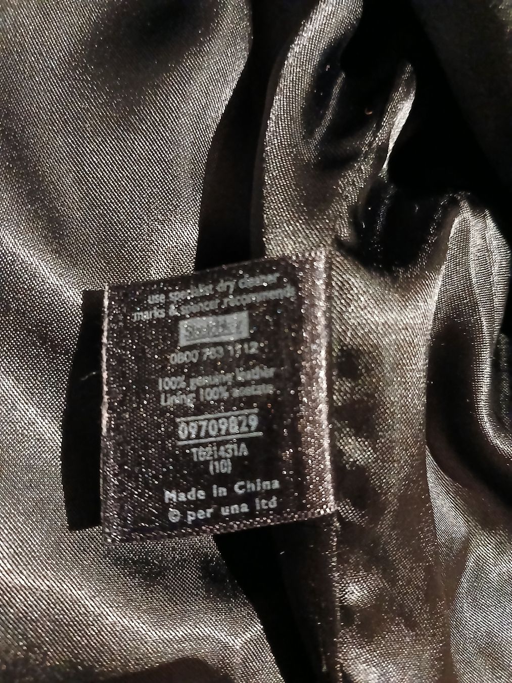 Cappotti: Long "Per Una" (M&S) lined black leather coat size 10 – Usato da Turbenthal venduto da viw_48fr 2