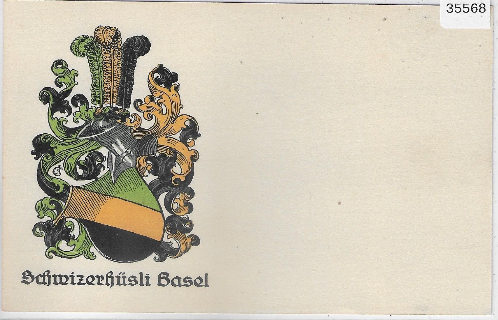 Ansichtskarten: Schwizerhüsli Basel - Litho – Gebraucht aus Ettingen von Kartenplanet