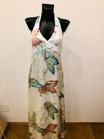 Neckholder dress butterflies, size 8 (38/40) 🦋