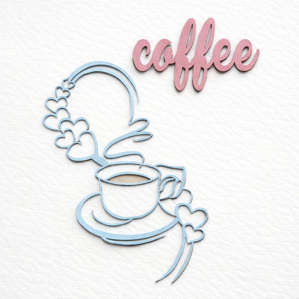 Sciablone: Neues Stanzschablonenset Coffee / Kaffee – Nuovo e nell'imballaggio originale da Effretikon venduto da wenuss 3