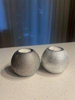 Teelichthalter Silber