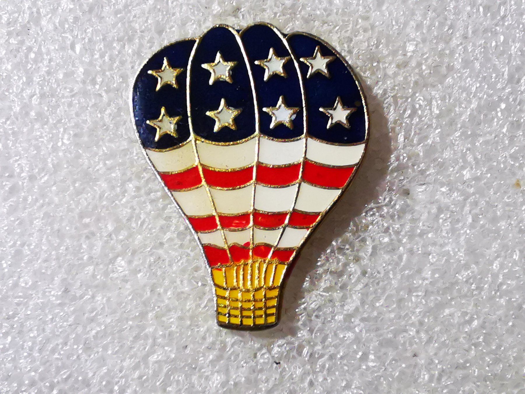 Placchette & Badge: Ansteckpin 88: Luftballon USA – Usato da Oppligen venduto da Pin-Fall-Shop