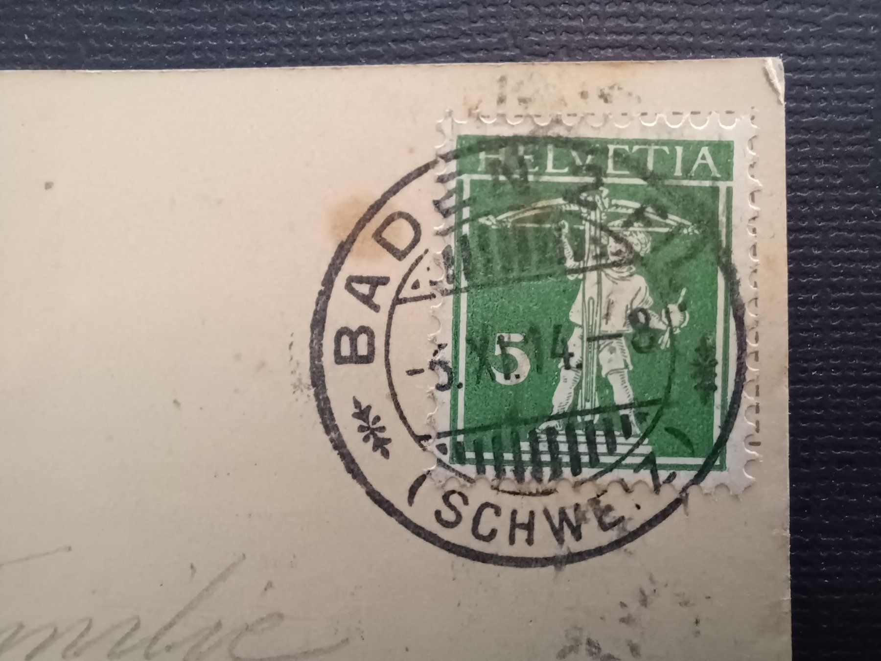 Cartoline postali: AG, Amphitheater Vindonissa Brugg 1914 – Usato da Aarau Rohr venduto da mgvw 2