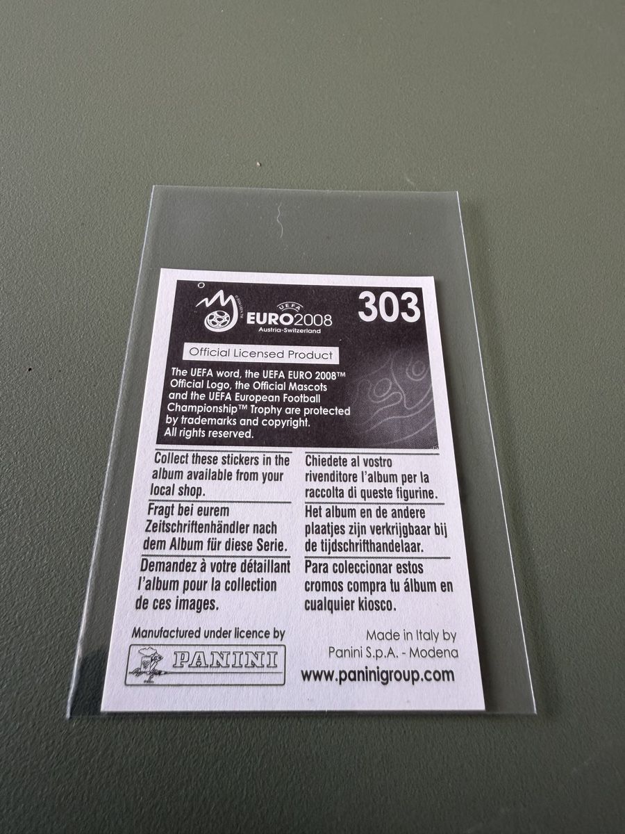 Panini Cartes à collectionner: Del Piero EM 2008 – D'occasion à Treyvaux par goali1fcea 1