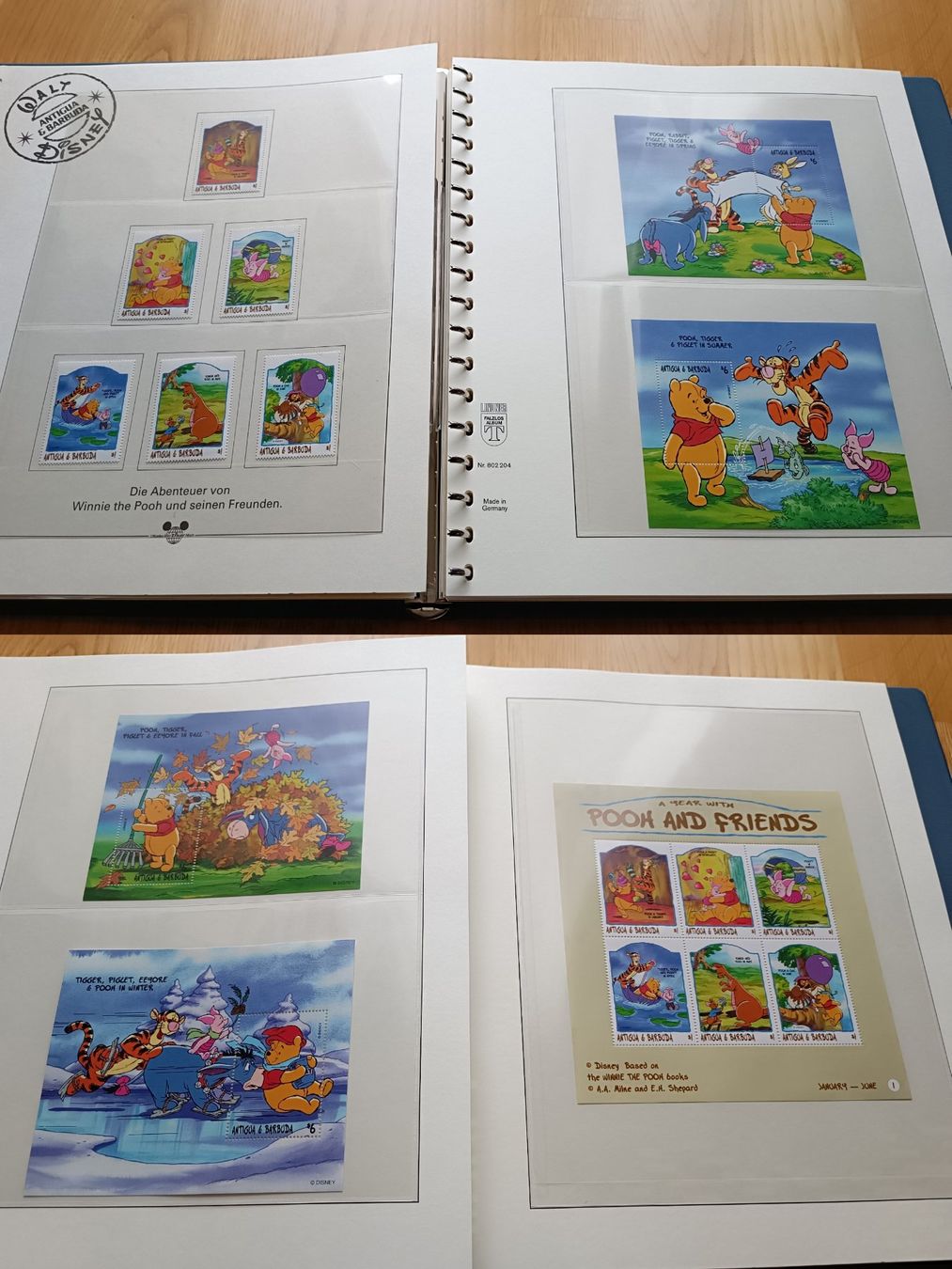Lindner Alben: Disney Briefmarken Album Lesotho – Gebraucht aus Otelfingen von patida 4