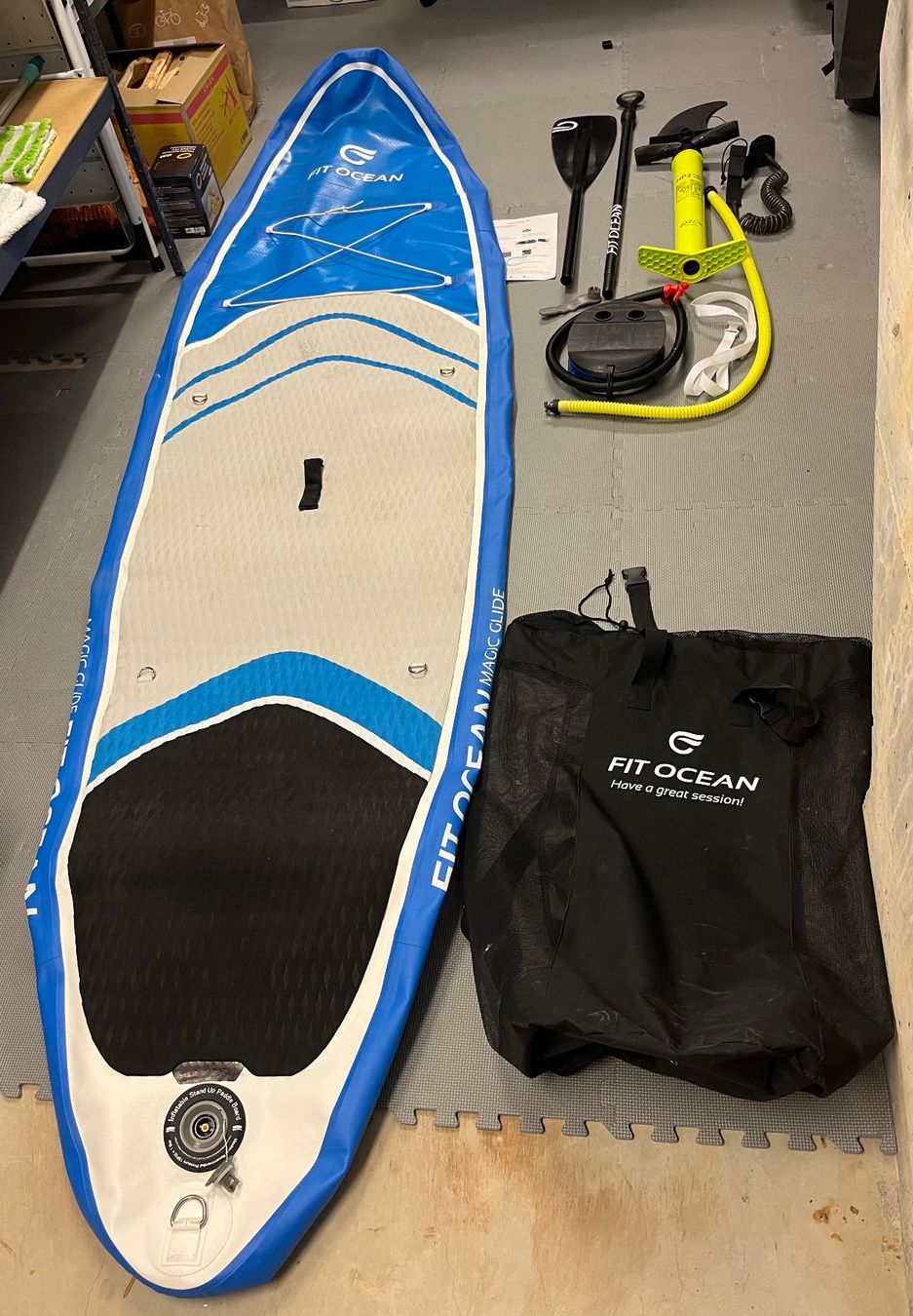 Tavole da surf e di nuoto: Fit Ocean Magic Glide SUP Board Set gebraucht – Usato da Stäfa venduto da cocsli88