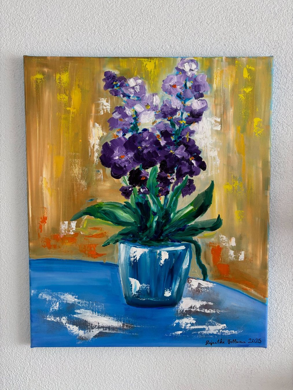 Dipinti: Orchideen - Gemälde – Nuovo (secondo la descrizione) da Cham venduto da Felha 2