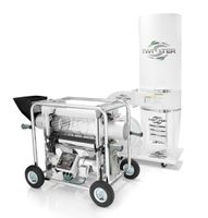 Twister T2 mit zwei 2 Trommeln und Leaf Collector