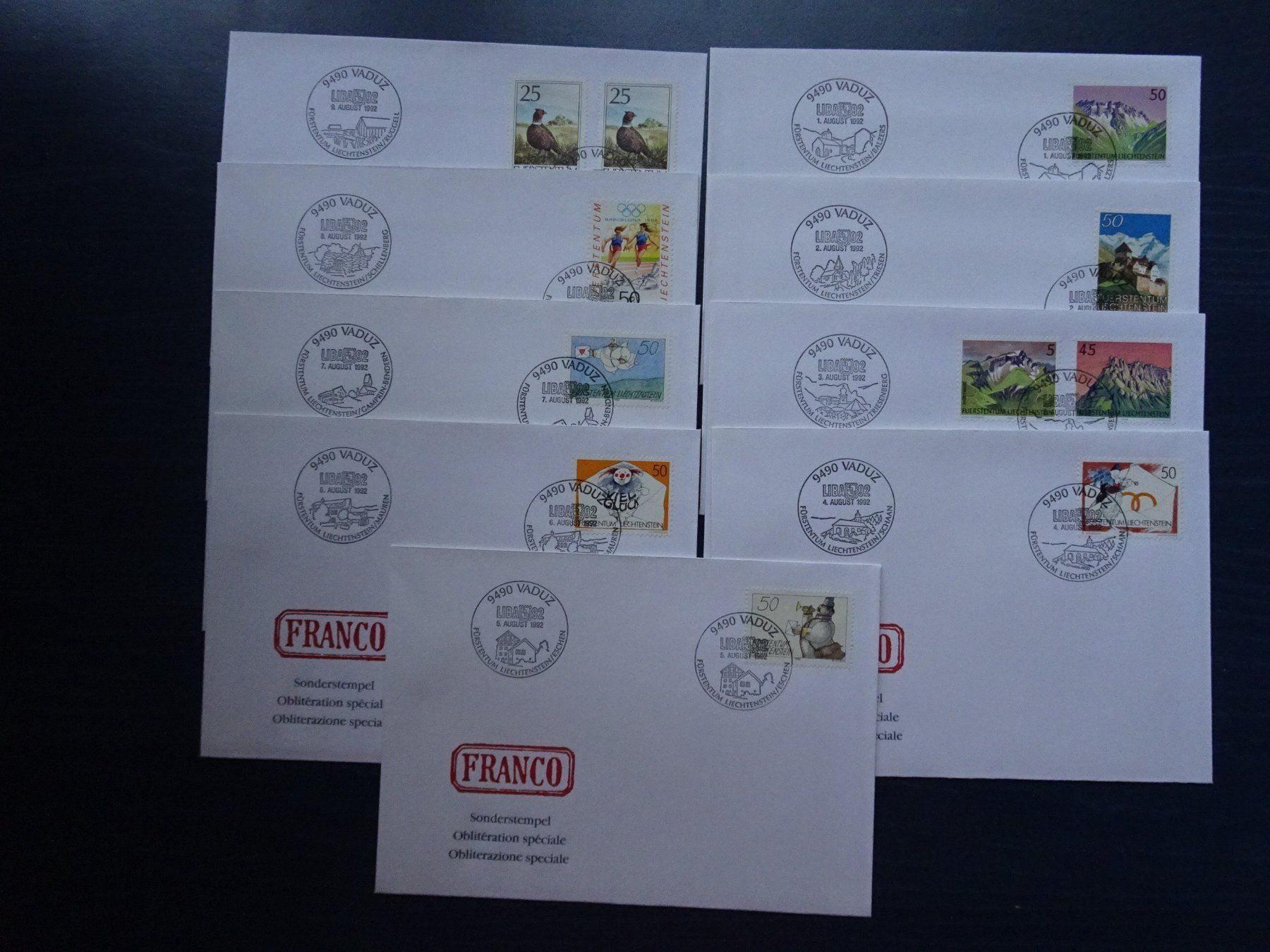 Alle Briefmarken: Sonderstempel – Neu (gemäss Beschreibung) aus Aadorf von Chnorli-Furz