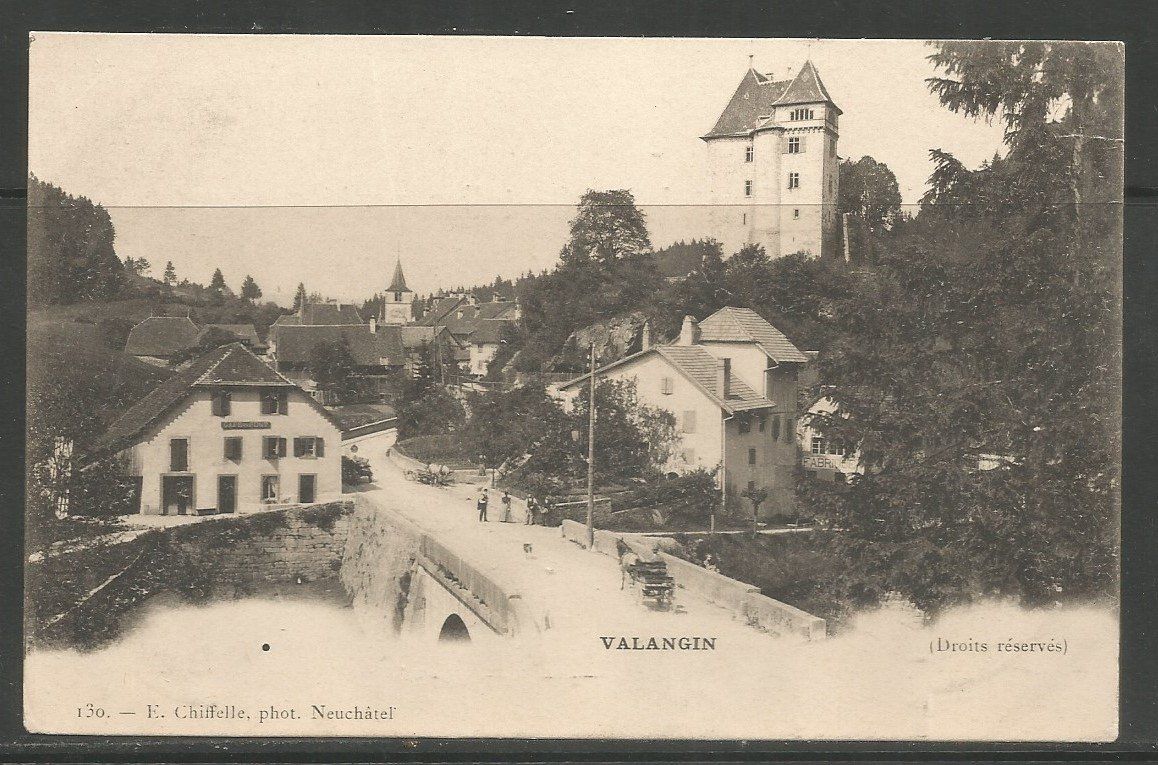 Cartoline postali: Carte P ( Valangin ) – Usato da La Russille venduto da Nono4