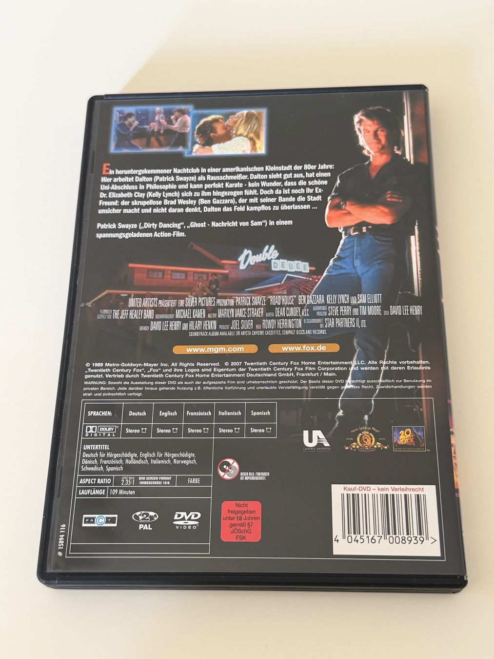 Alle DVDs: Road House DVD UNCUT Patrick Swayze – Gebraucht aus Altstätten SG von sheamus 1
