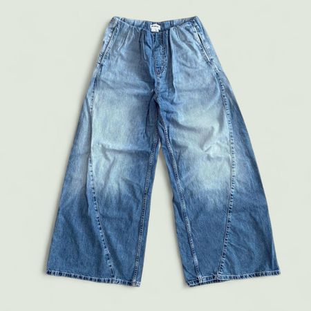 weekday wide baggy denim joggers - eu 38