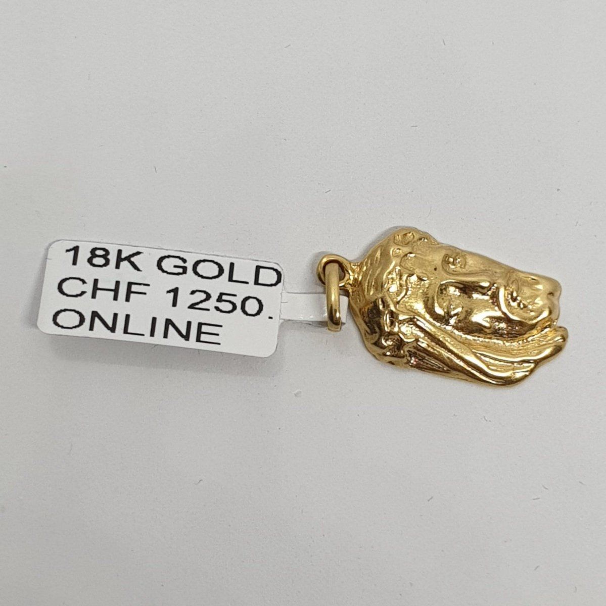 Ciondoli: Echt 18K Gold - Jesus Anhänger – Usato da Luzern venduto da Goldhaus-Luzern 2