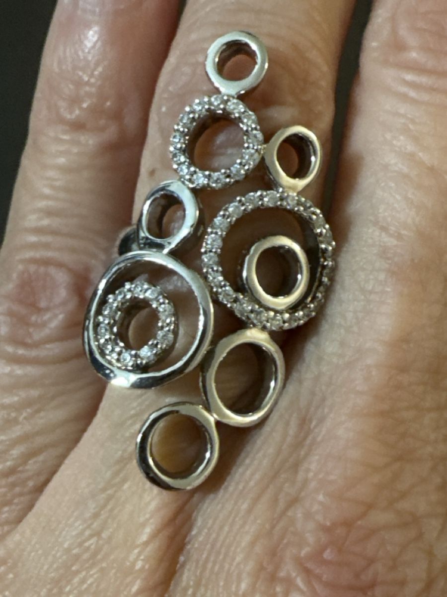 Anelli: Ring mit Zirkonia, Gr 49/50 neu – Nuovo e nell'imballaggio originale da Freienbach venduto da ang_8xxz 1
