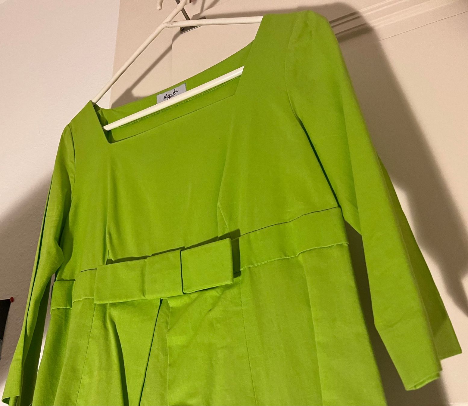 Vestiti: Robe 100 % coton - vert pomme - Taille M – Usato da Genève venduto da Donnet2 2