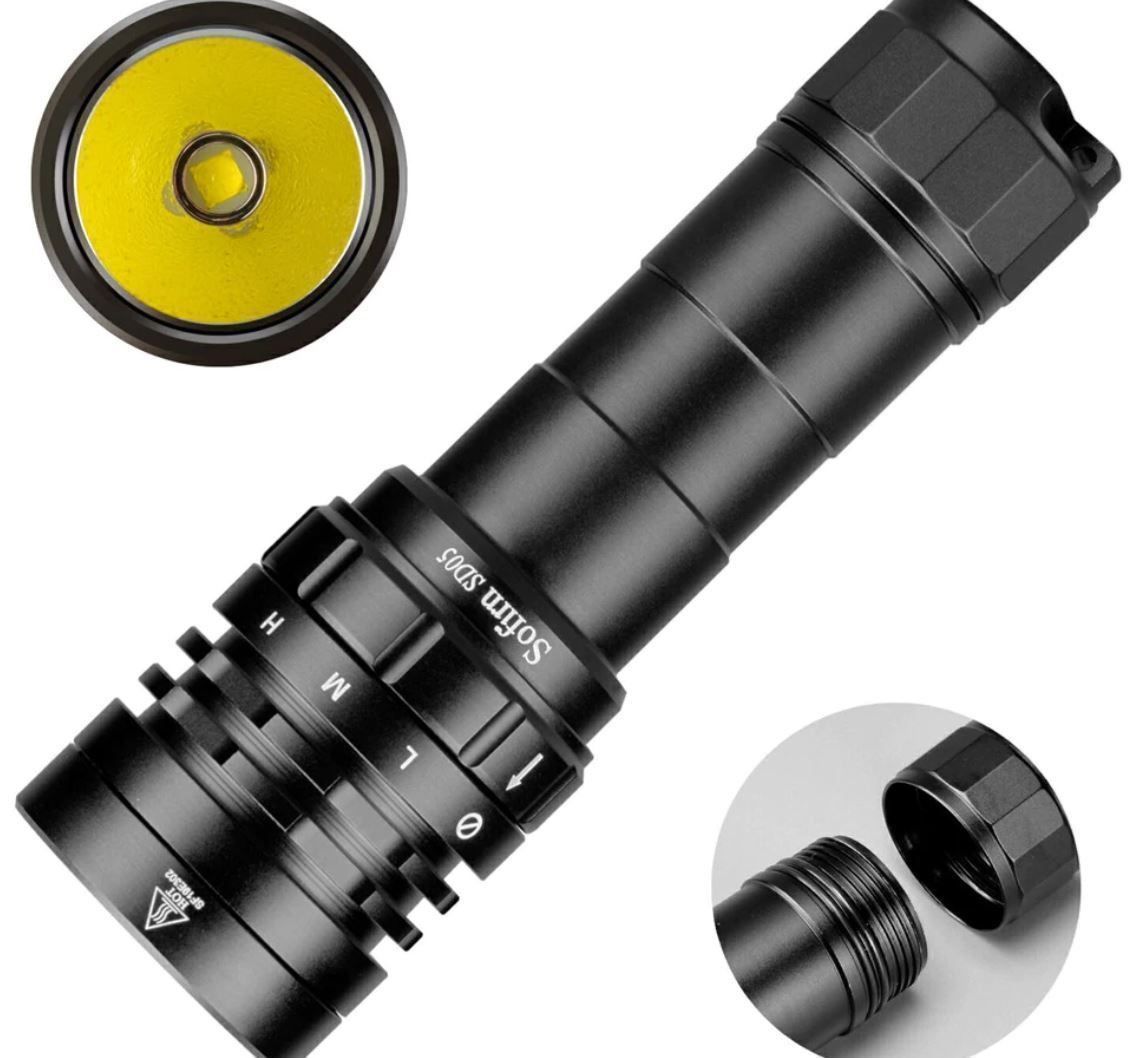 Lampade: Sofirn Tauchlampe SD05 Kit 3000 Lumen 5000k – Nuovo e nell'imballaggio originale da Arbon venduto da Helmuth 5