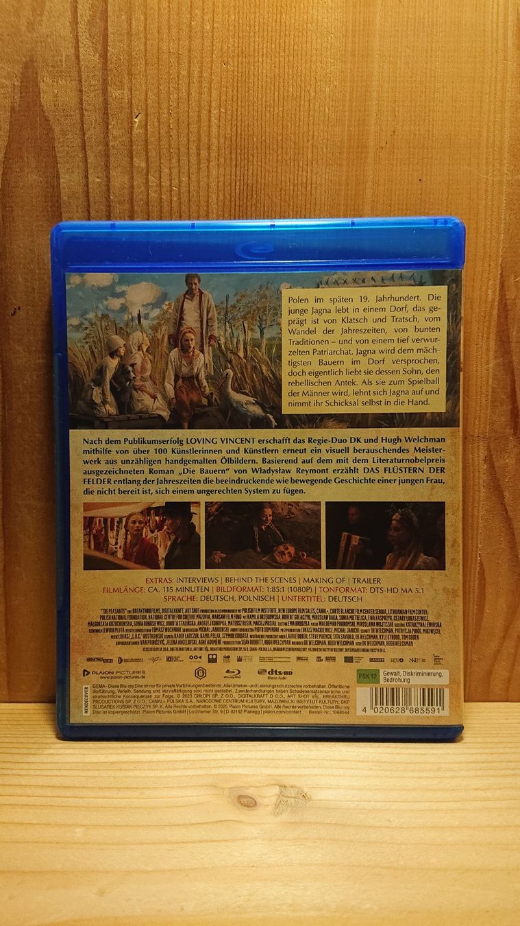 Tutti i DVDs: DAS FLÜSTERN DER FELDER Blu-Ray – Usato da Wilderswil venduto da Exebub 1