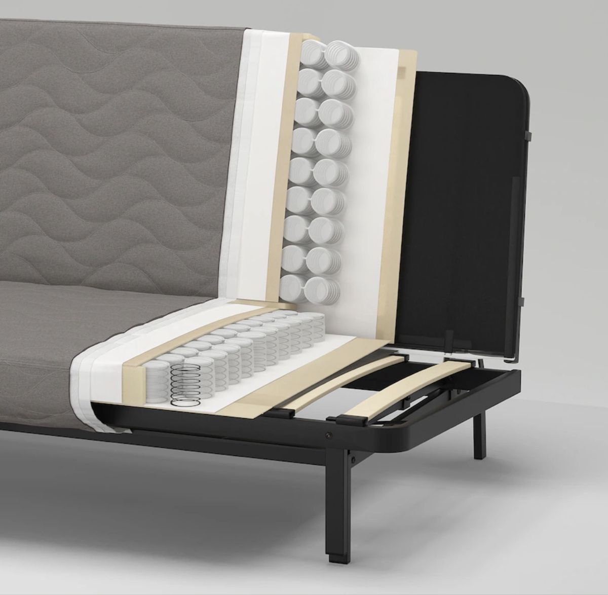 Ikea Divani: Schlafsofa in Grau – Usato da Dübendorf venduto da GinaGiulia 6