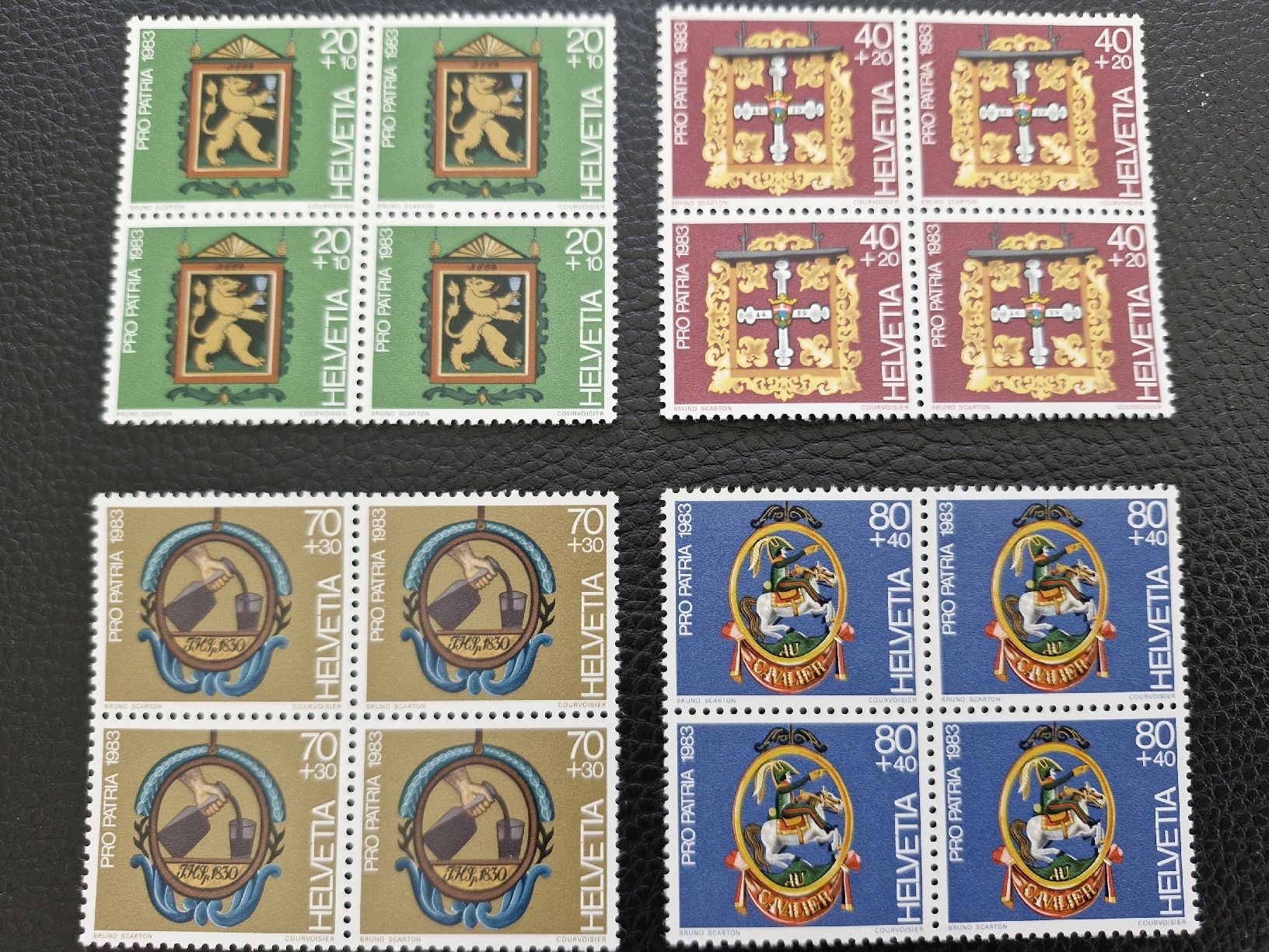 Tutti i francobolli: Pro Patria 1983 Viererblocks, Top! postfrisch – Nuovo (secondo la descrizione) da Frauenfeld venduto da Kasico