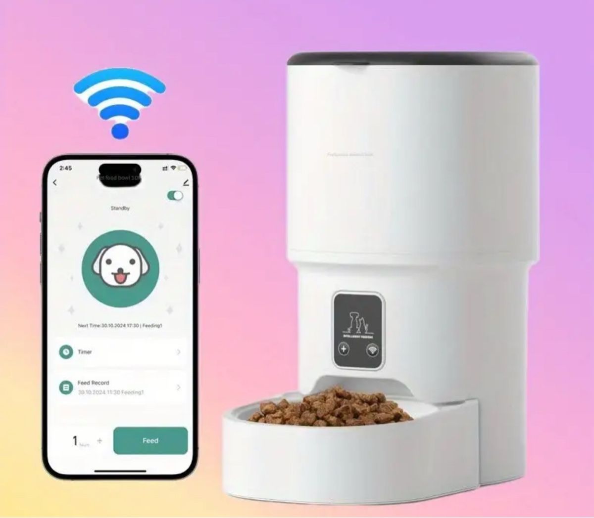 Sistema di controllo: automatischer Katzenfutterautomat mit WiFi-Steuerung – Nuovo e nell'imballaggio originale da Zauggenried venduto da Mr-Jackman 2