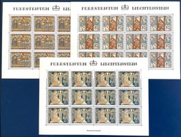 1979 Liechtenstein Stickereien  Ferdinand Nigg Bogensatz **
