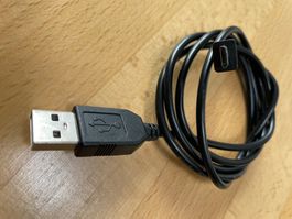 Ladekabel schwarz, USB auf Micro USB