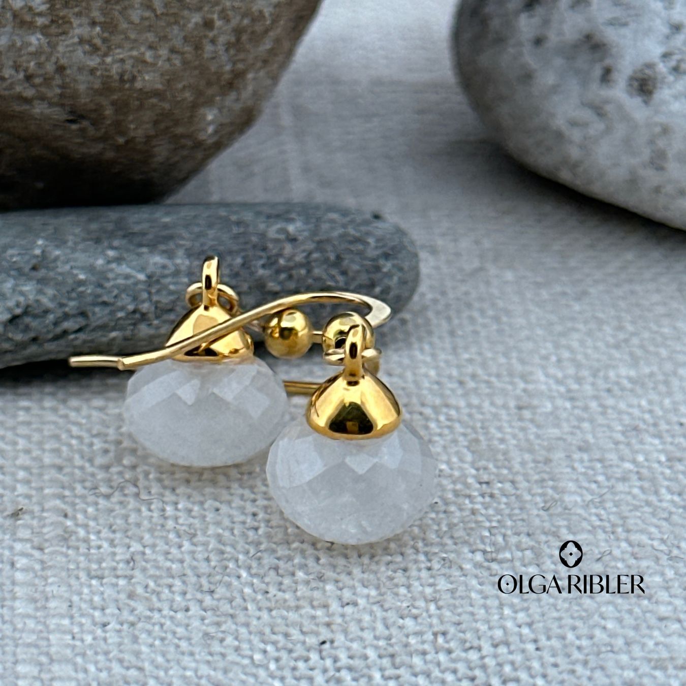 Olga Ribler Ohrringe & -stecker: Ohrringe mit Mondstein – Neu (gemäss Beschreibung) aus Luzern von MonikaS03 3