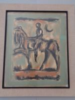 Litho - Georges Rouault hinter Glas