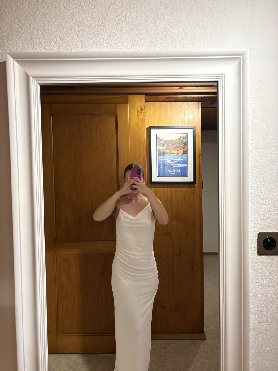 Pull&Bear Vestiti: White long dress – Nuovo e nell'imballaggio originale da Grindelwald venduto da juliacieeslak 1
