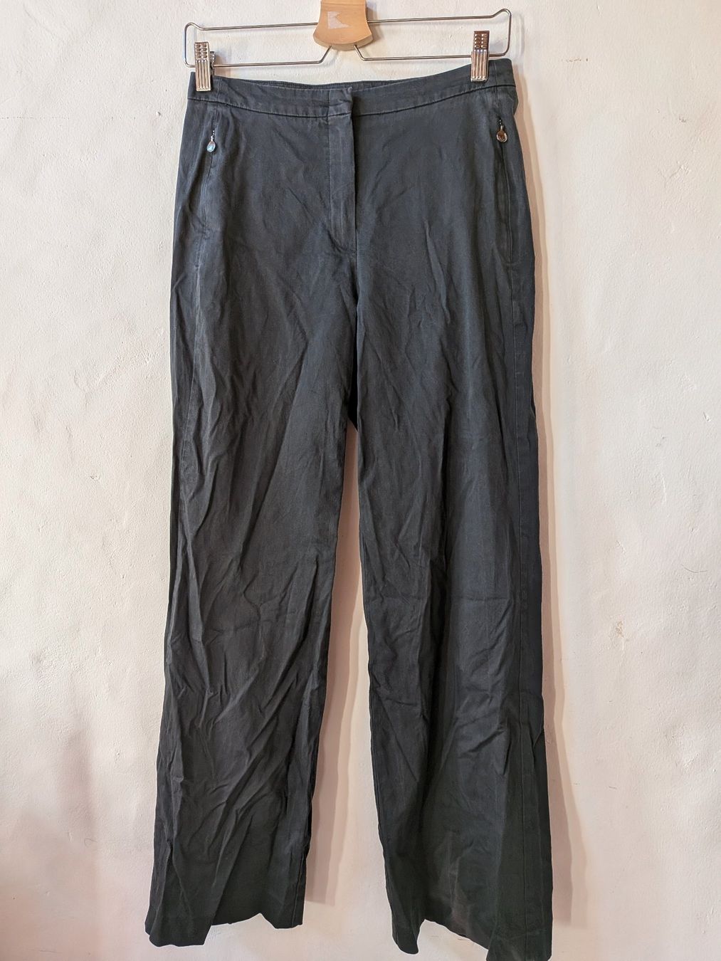 Marc Cain Pantaloni: Ausgestellte Papierhose von Marc Cain Baumwolle – Usato da Peccia venduto da LillyMarie98 7
