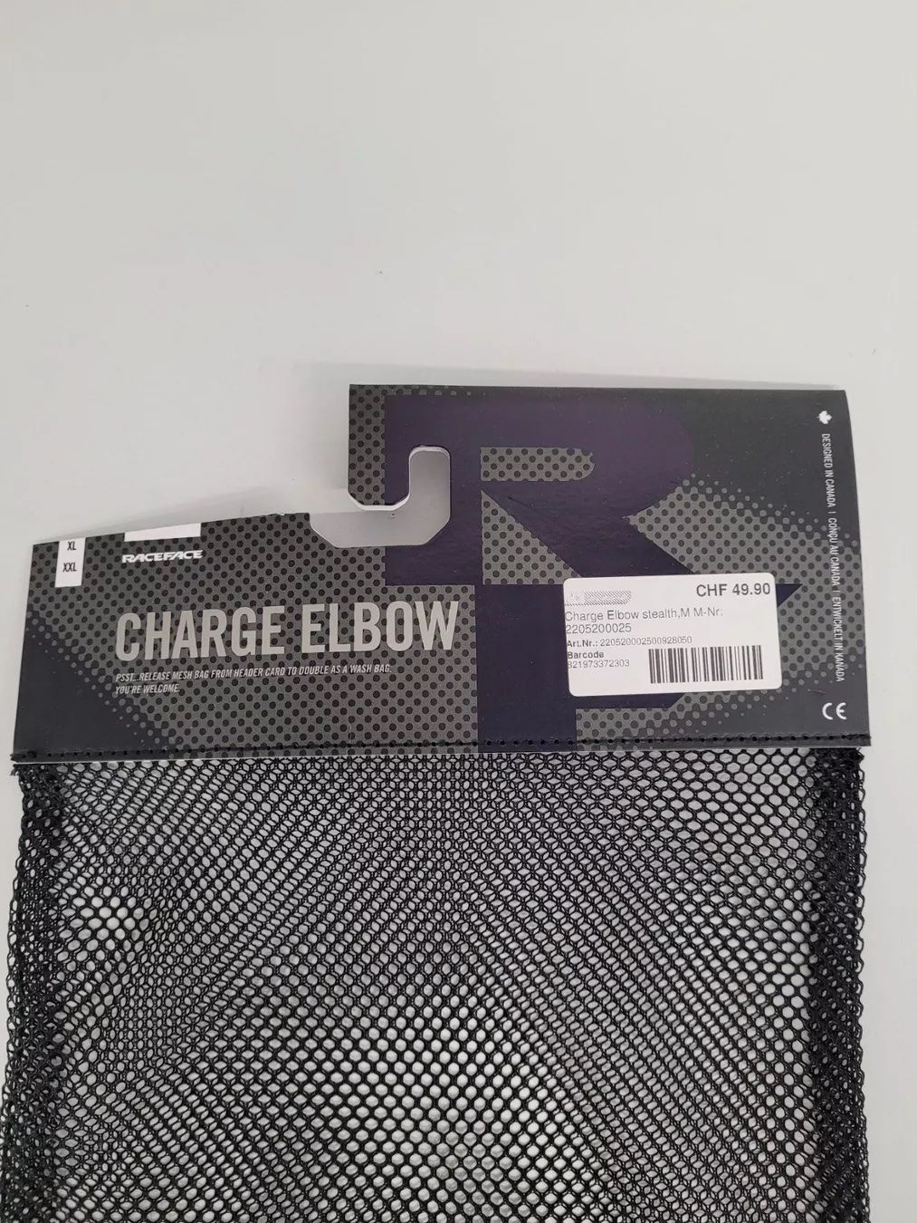 Race Face Protezioni & Imbottiture: NEU: Race Face Charge Elbow, stealth, M – Nuovo e nell'imballaggio originale da Engelberg venduto da Pits68 1