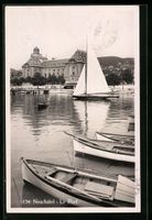 AK Neuchatel, Le Port, 1932