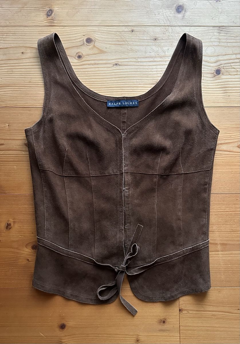 Ralph Lauren Gilets & Westen: Ralph Lauren Weste Wildleder US 6 - S/M – Neu (gemäss Beschreibung) aus Gersau von Sidharta7